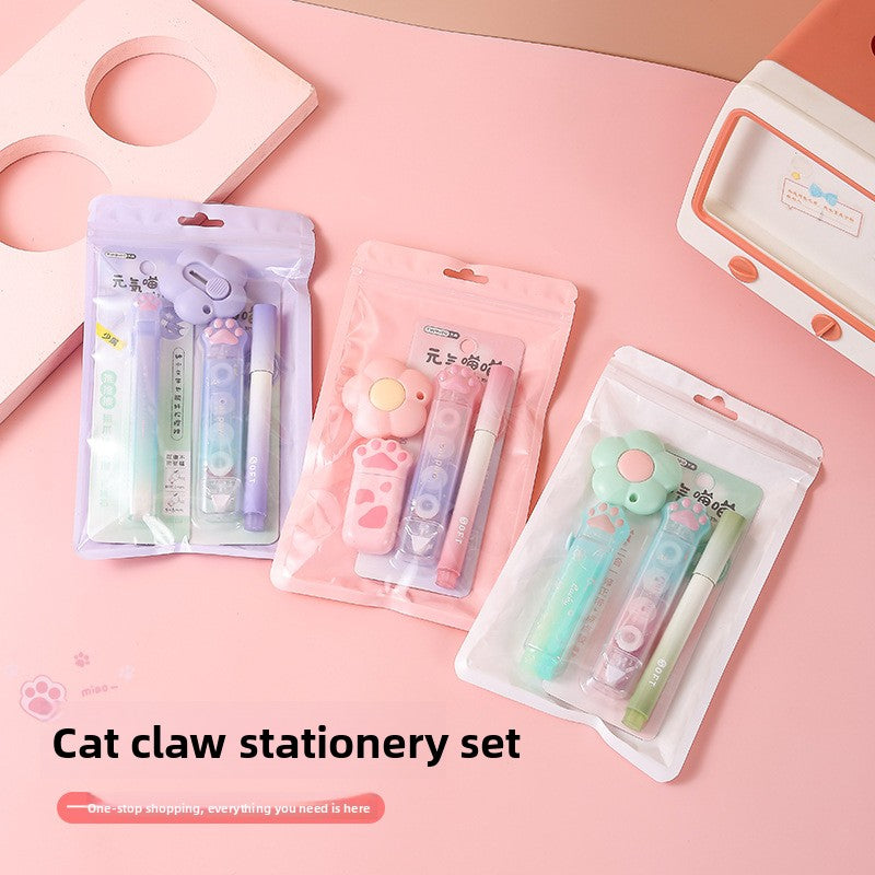 Gradient Color Student Stationery Set