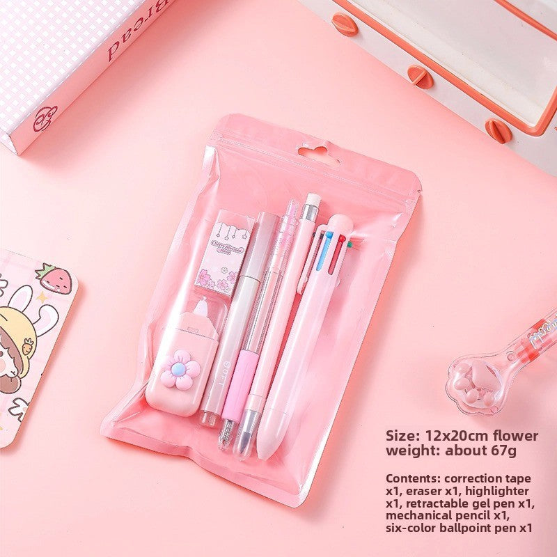 Gradient Color Student Stationery Set
