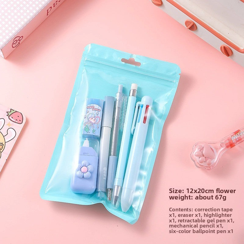 Gradient Color Student Stationery Set