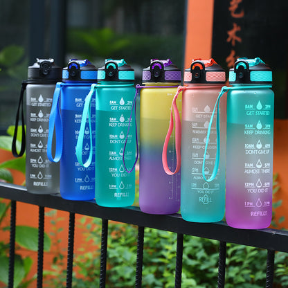 Gradient-colored water cup