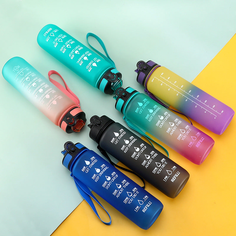 Gradient-colored water cup