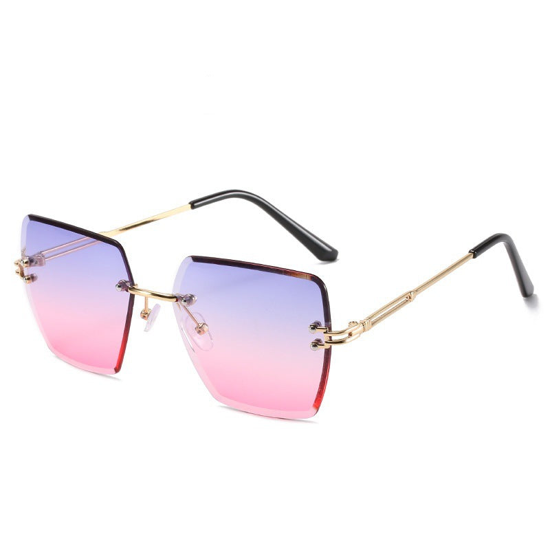 Gradient frameless sunglasses