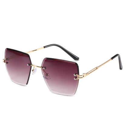 Gradient frameless sunglasses