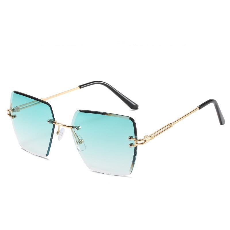 Gradient frameless sunglasses
