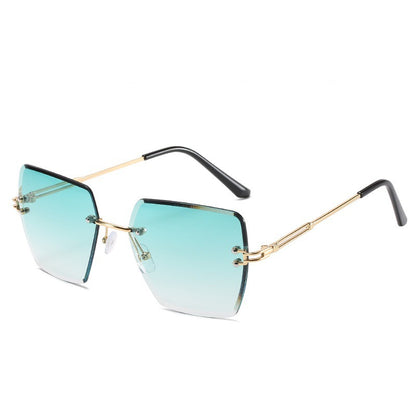 Gradient frameless sunglasses