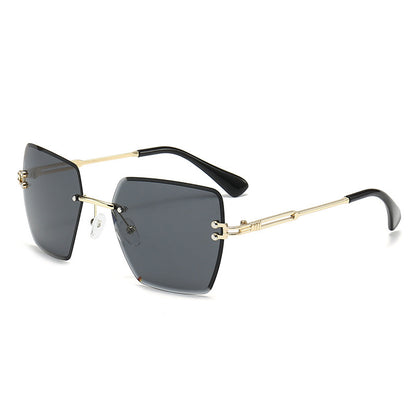 Gradient frameless sunglasses