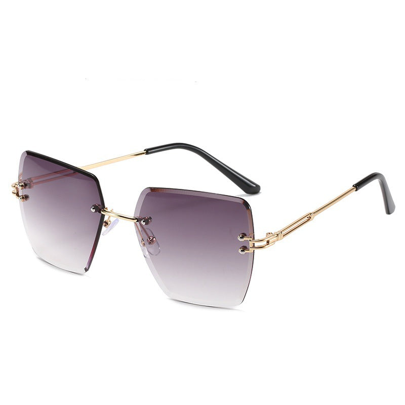 Gradient frameless sunglasses