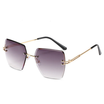 Gradient frameless sunglasses