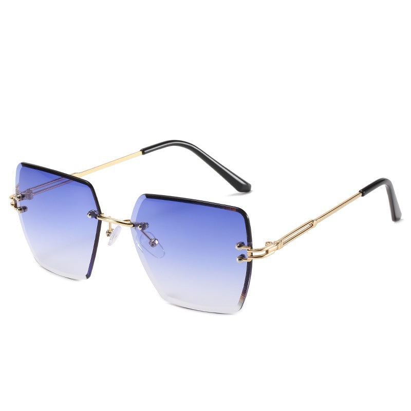 Gradient frameless sunglasses