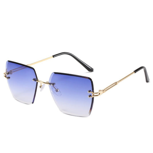 Gradient frameless sunglasses
