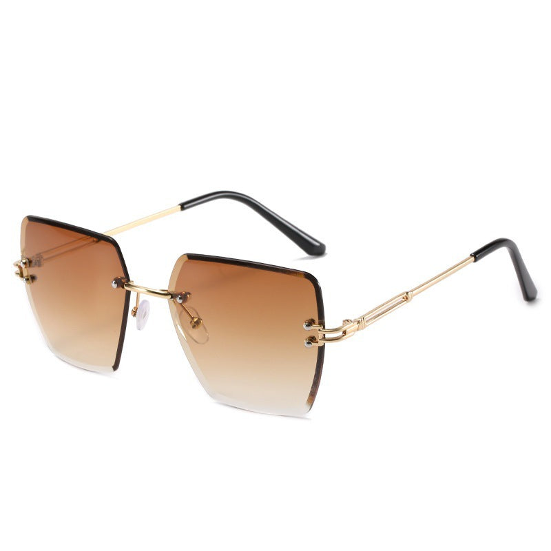 Gradient frameless sunglasses