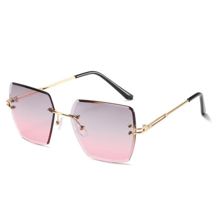 Gradient frameless sunglasses