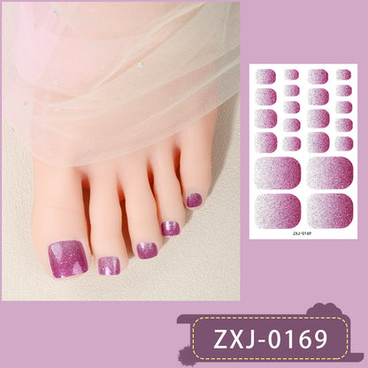 Gradient Glitter Nail Stickers