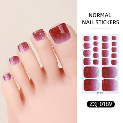 Gradient Glitter Nail Stickers