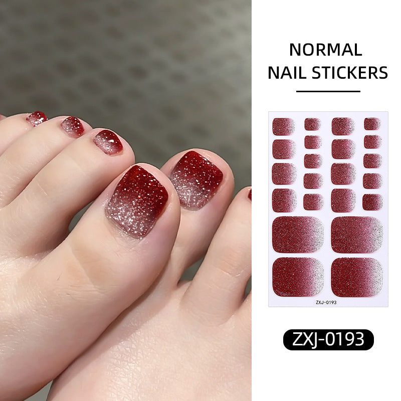 Gradient Glitter Nail Stickers