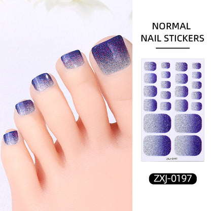 Gradient Glitter Nail Stickers