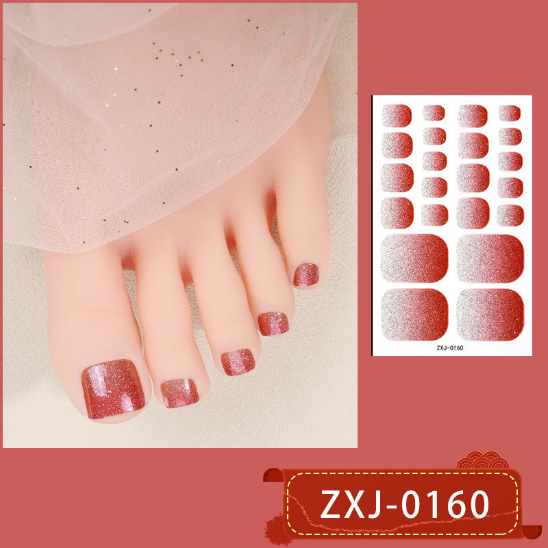 Gradient Glitter Nail Stickers