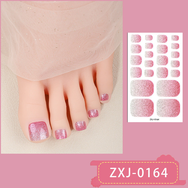 Gradient Glitter Nail Stickers