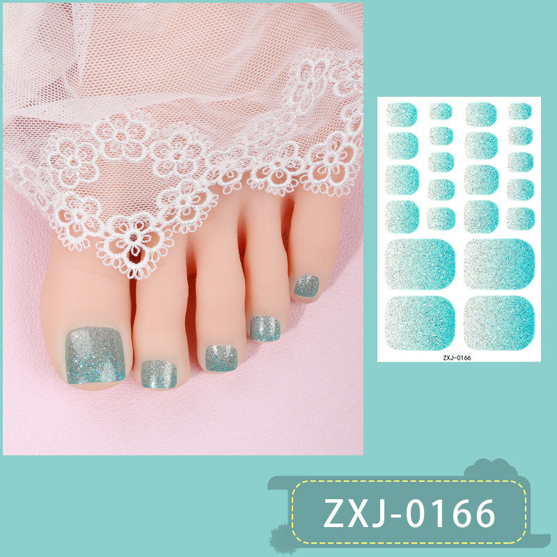 Gradient Glitter Nail Stickers