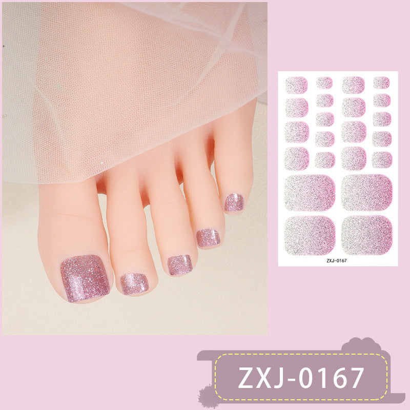 Gradient Glitter Nail Stickers
