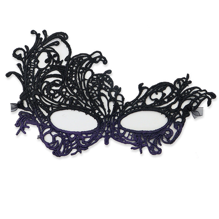 Gradient Lace Phoenix Half-Face Mask