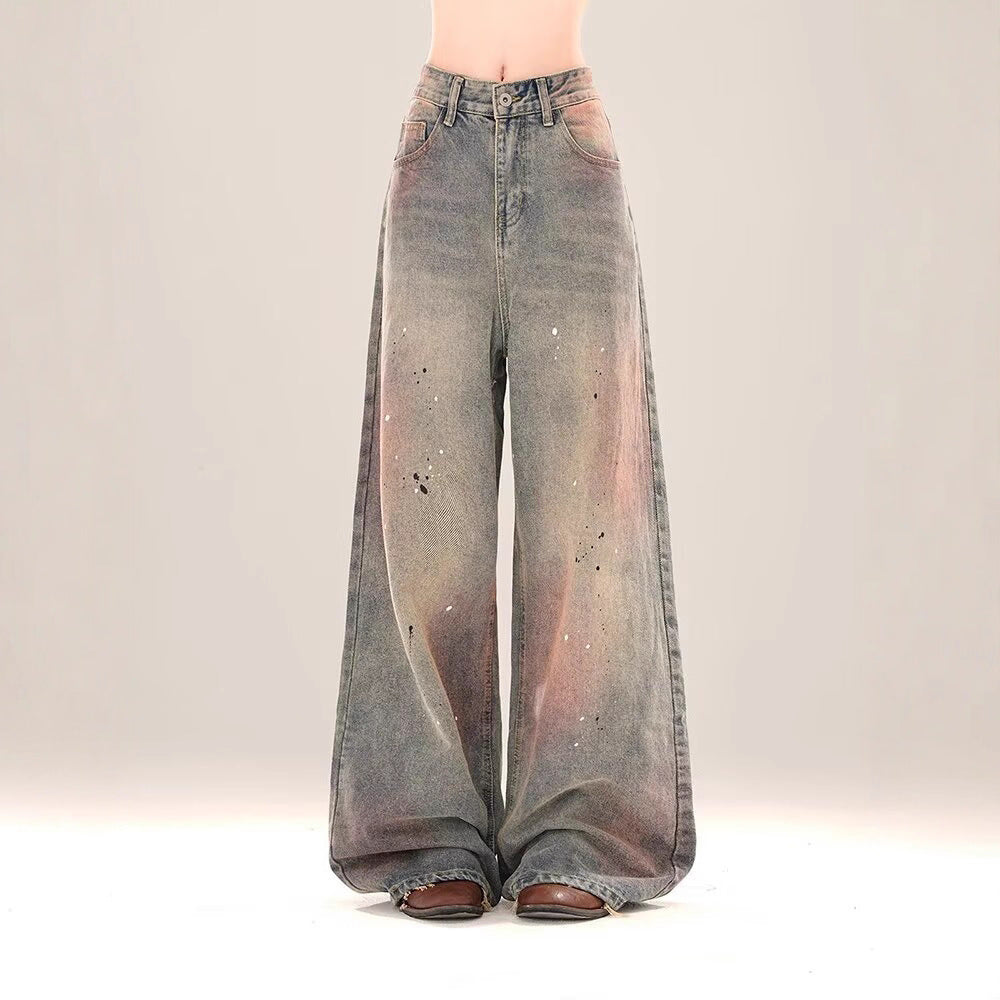 Gradient Ombre Denim Jeans
