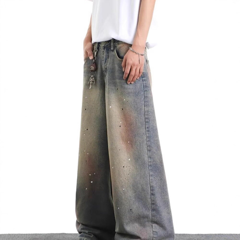 Gradient Ombre Denim Jeans