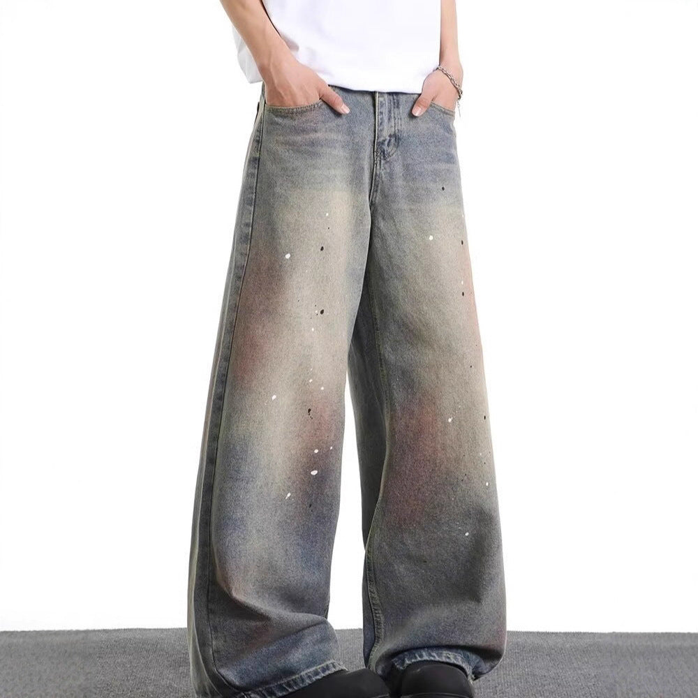 Gradient Ombre Denim Jeans