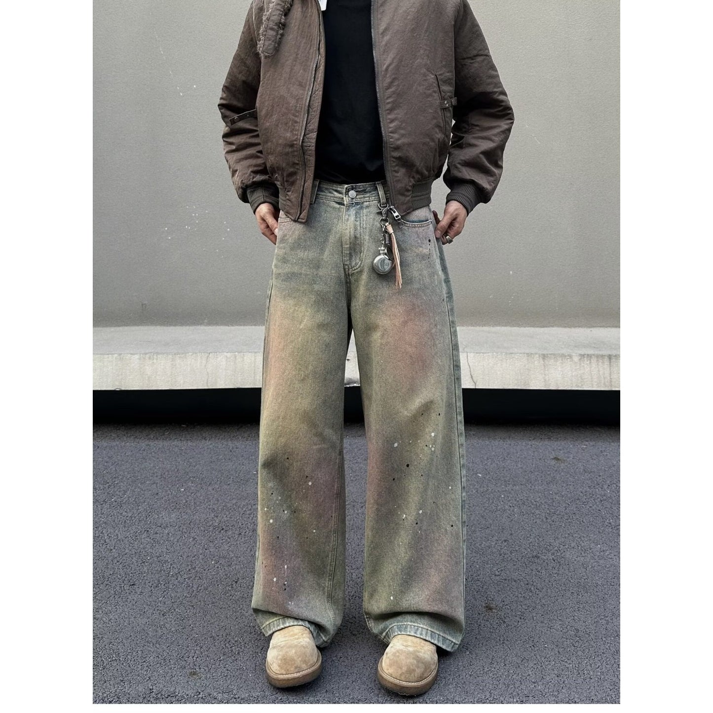 Gradient Ombre Denim Jeans