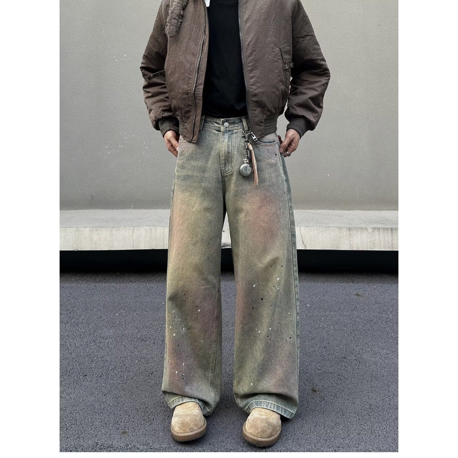 Gradient Ombre Denim Jeans