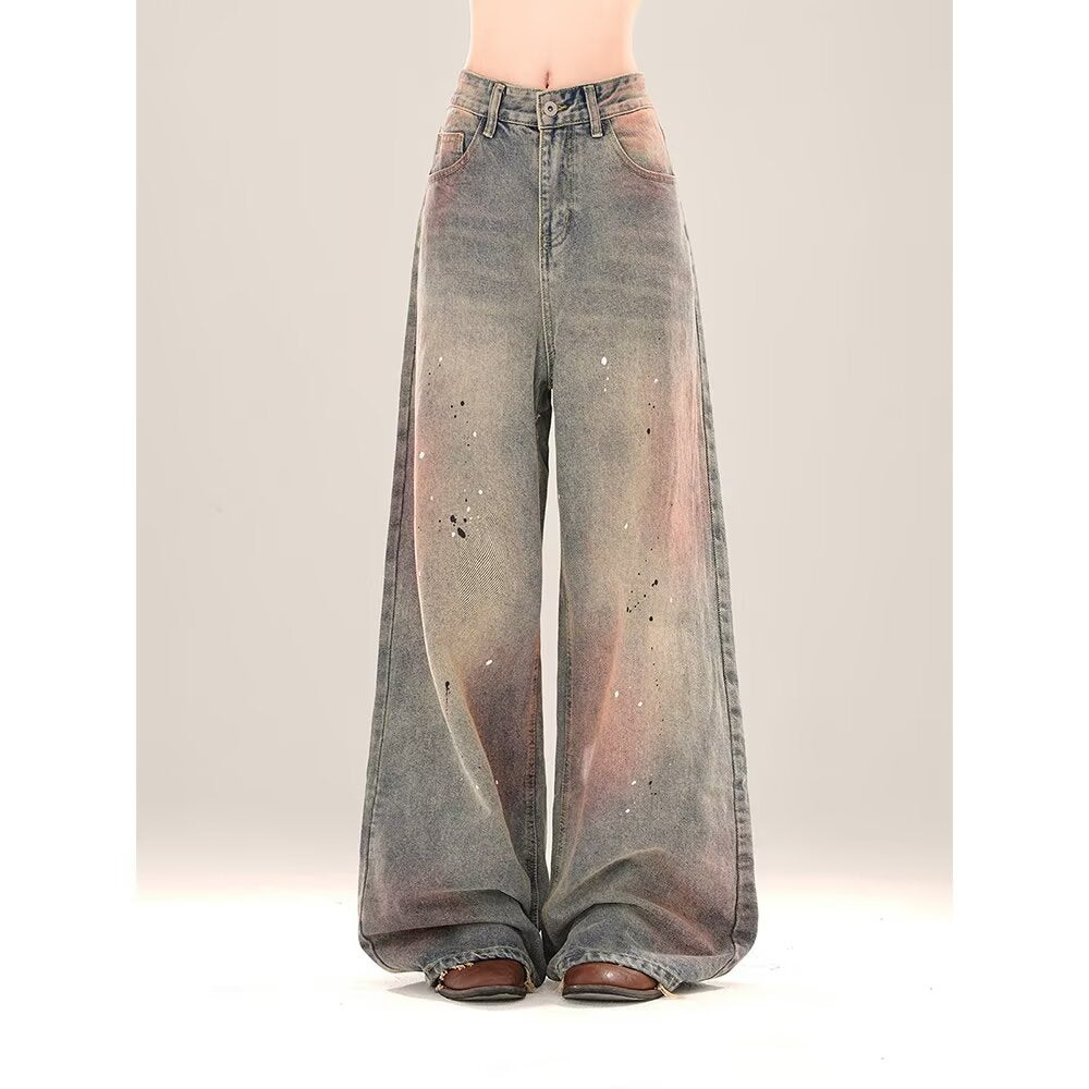 Gradient Ombre Denim Jeans