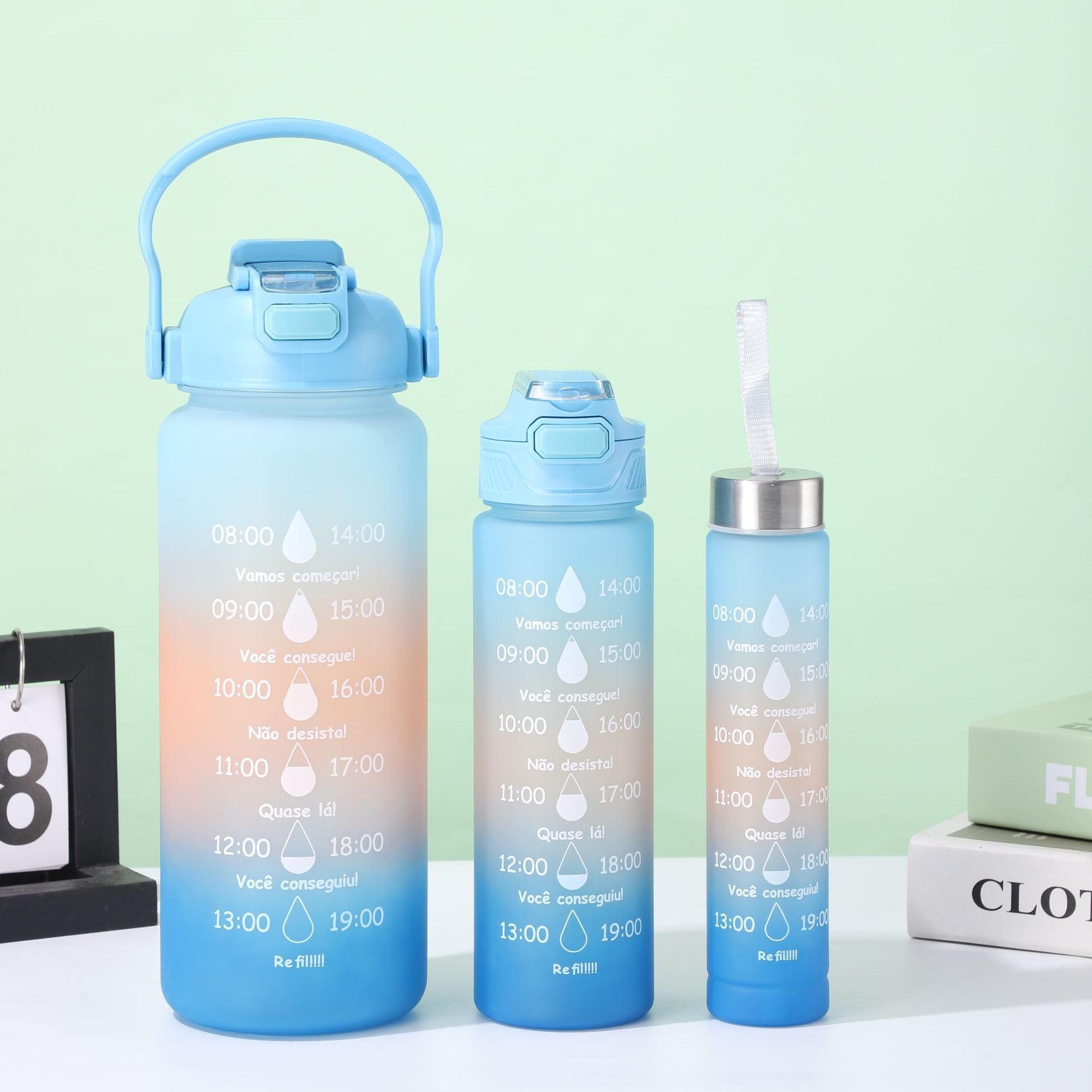 Gradient Plastic Water Bottle