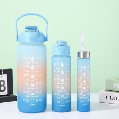Gradient Plastic Water Bottle