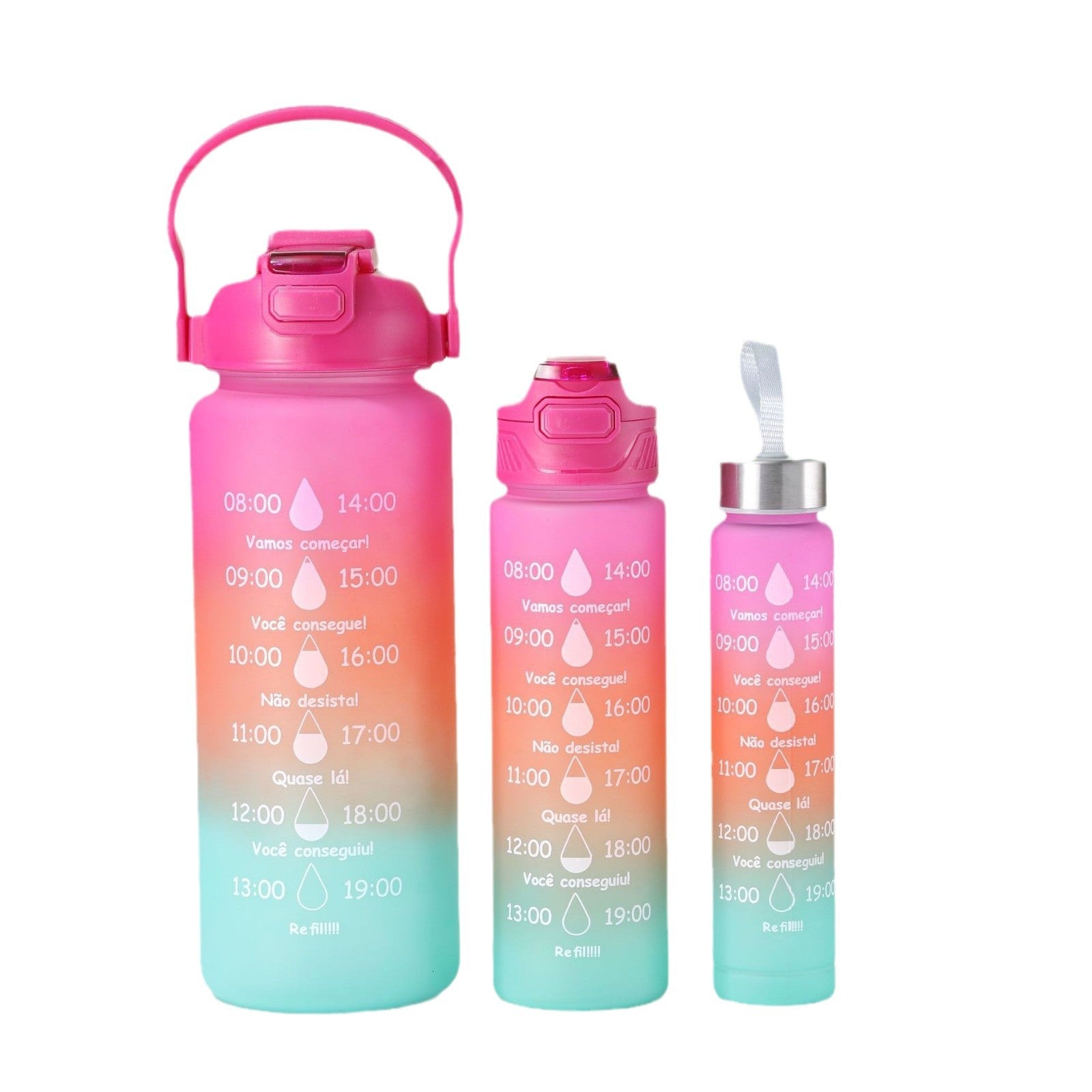 Gradient Plastic Water Bottle