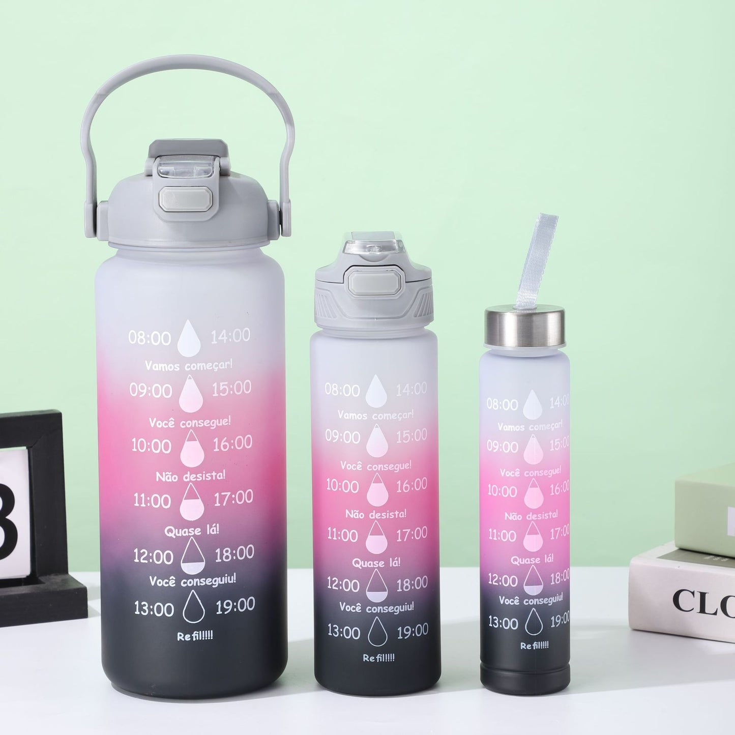 Gradient Plastic Water Bottle