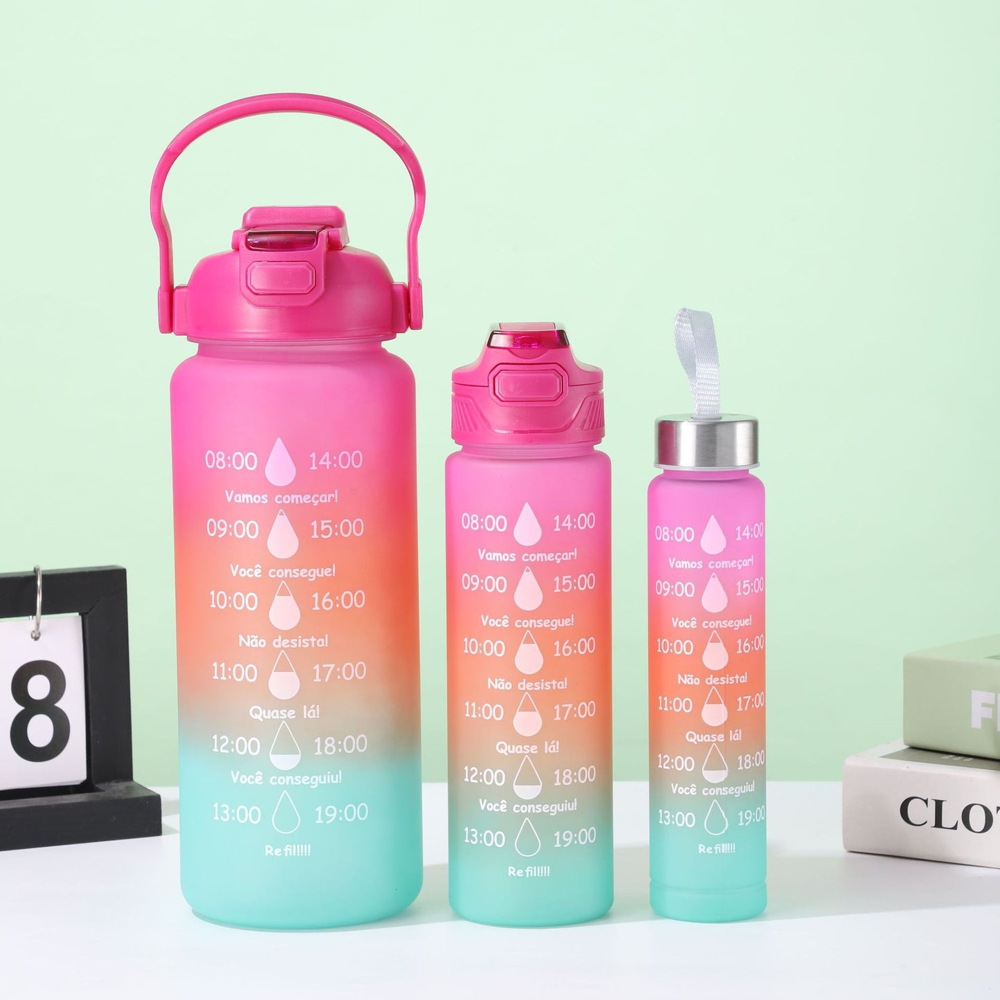Gradient Plastic Water Bottle
