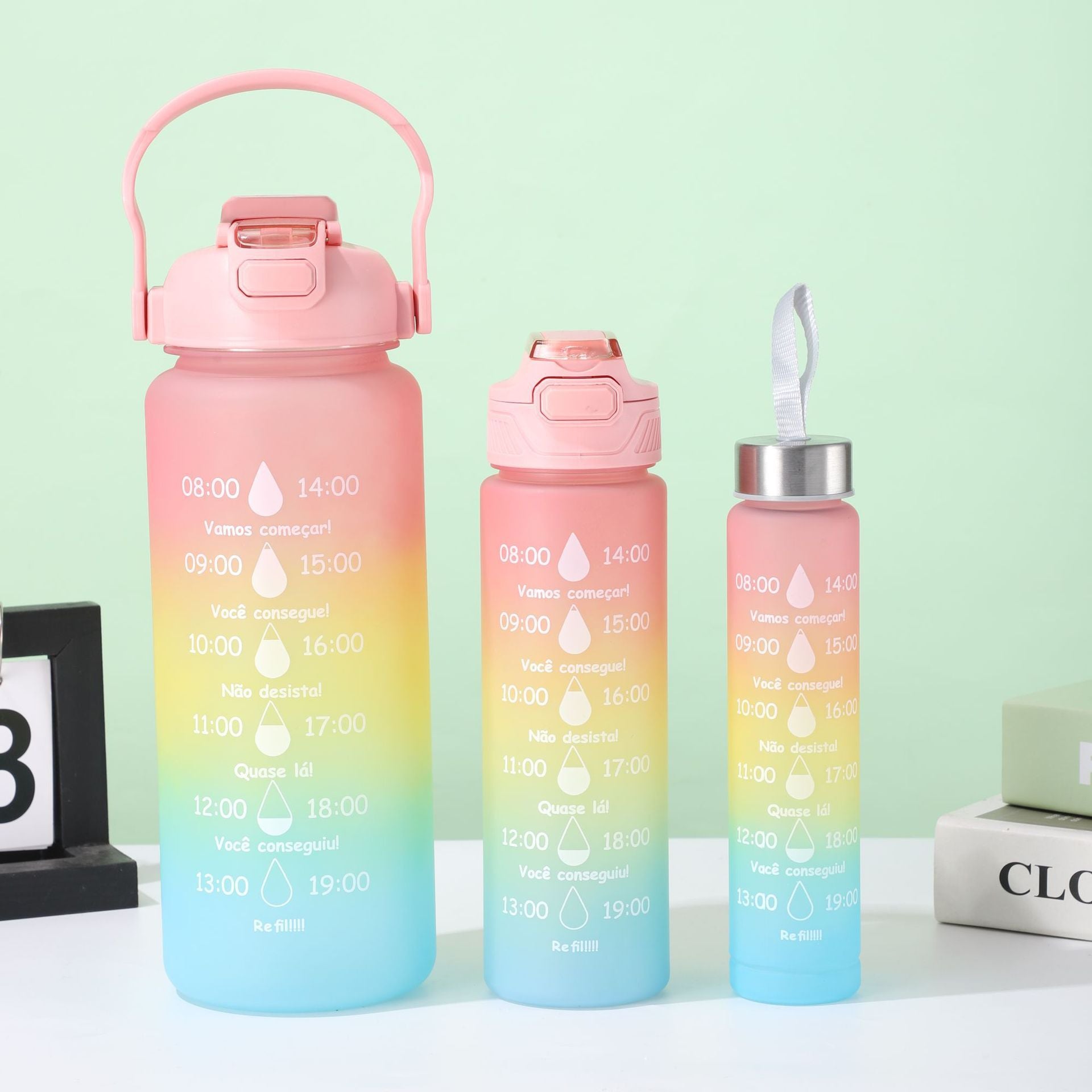 Gradient Plastic Water Bottle