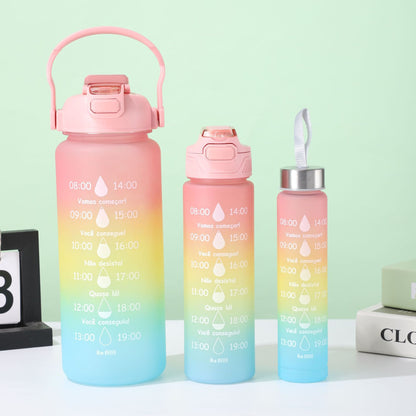Gradient Plastic Water Bottle