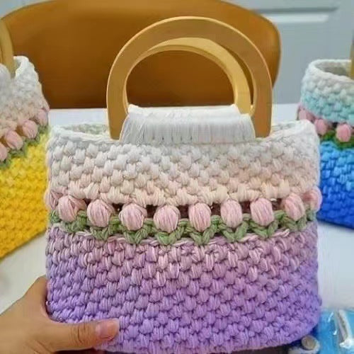 Gradient Tulip Wool Craft DIY Kit