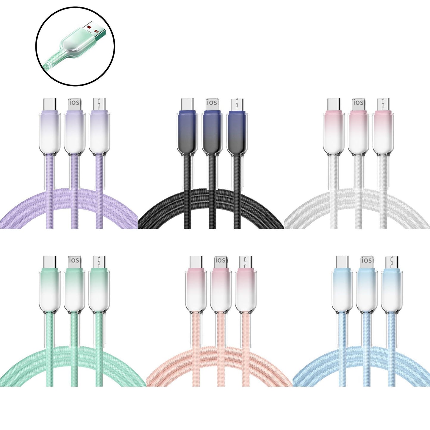 Gradient USB PD Multi Port Charger