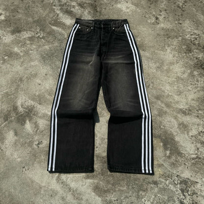 Gradient Washed Denim Trousers
