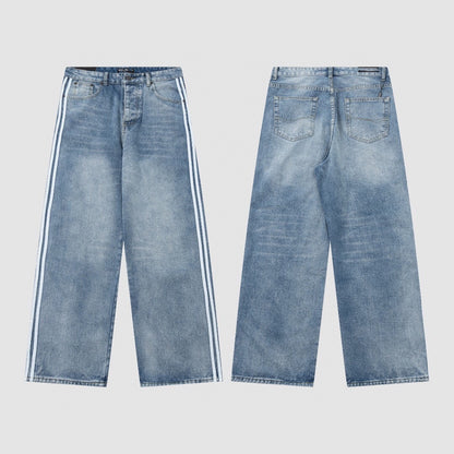 Gradient Washed Denim Trousers