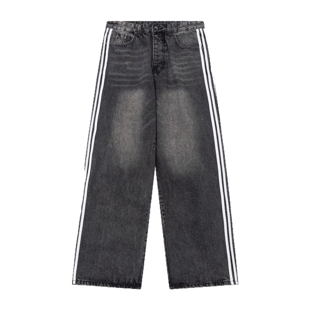 Gradient Washed Denim Trousers