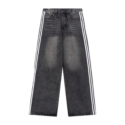 Gradient Washed Denim Trousers