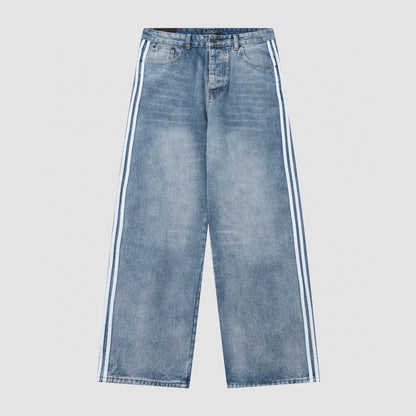 Gradient Washed Denim Trousers