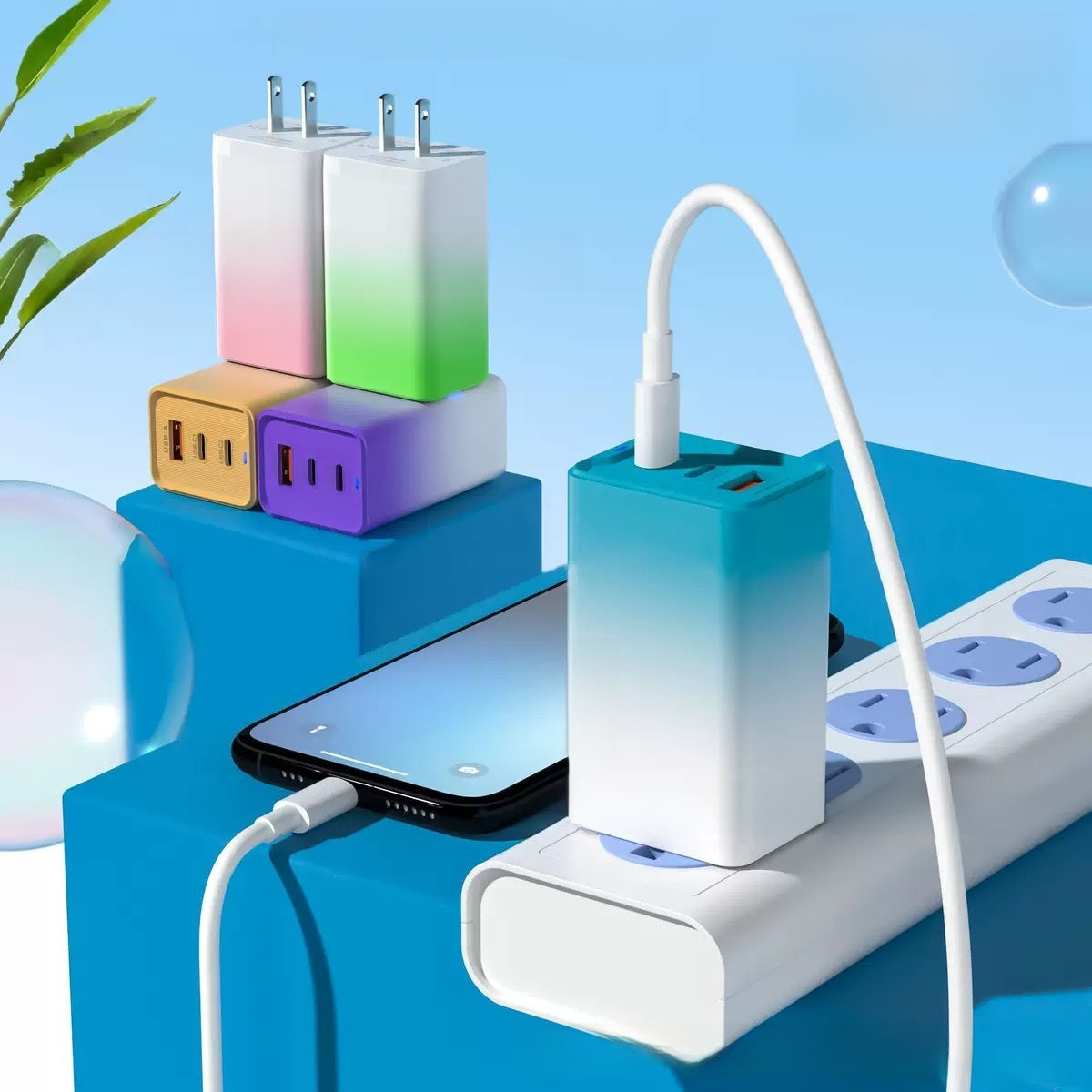 Gradual charging head