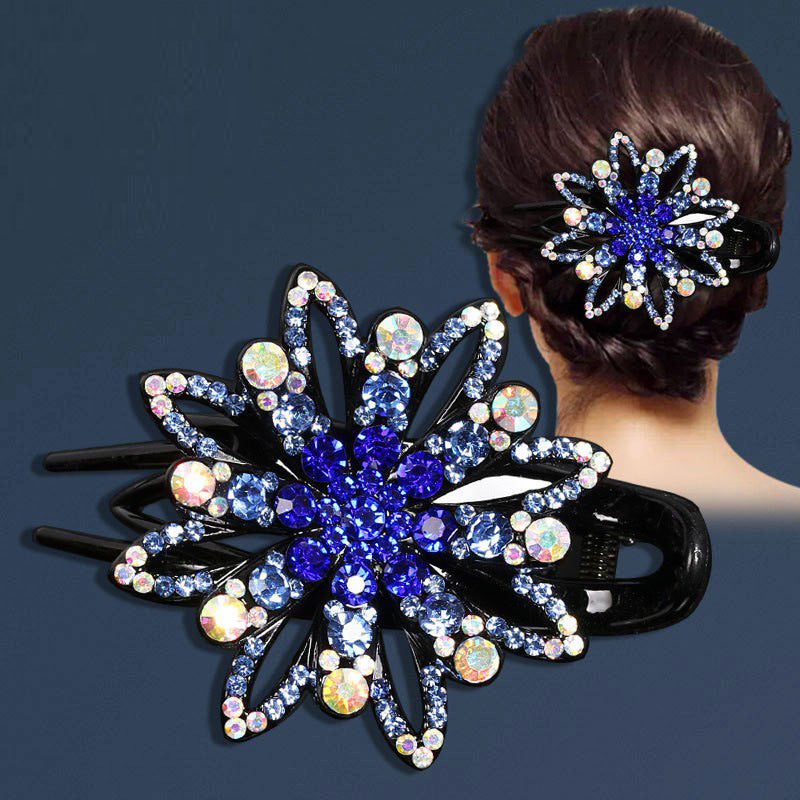 Gradual hair curling clips
