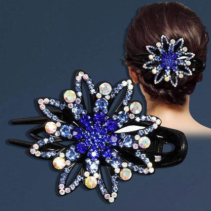 Gradual hair curling clips