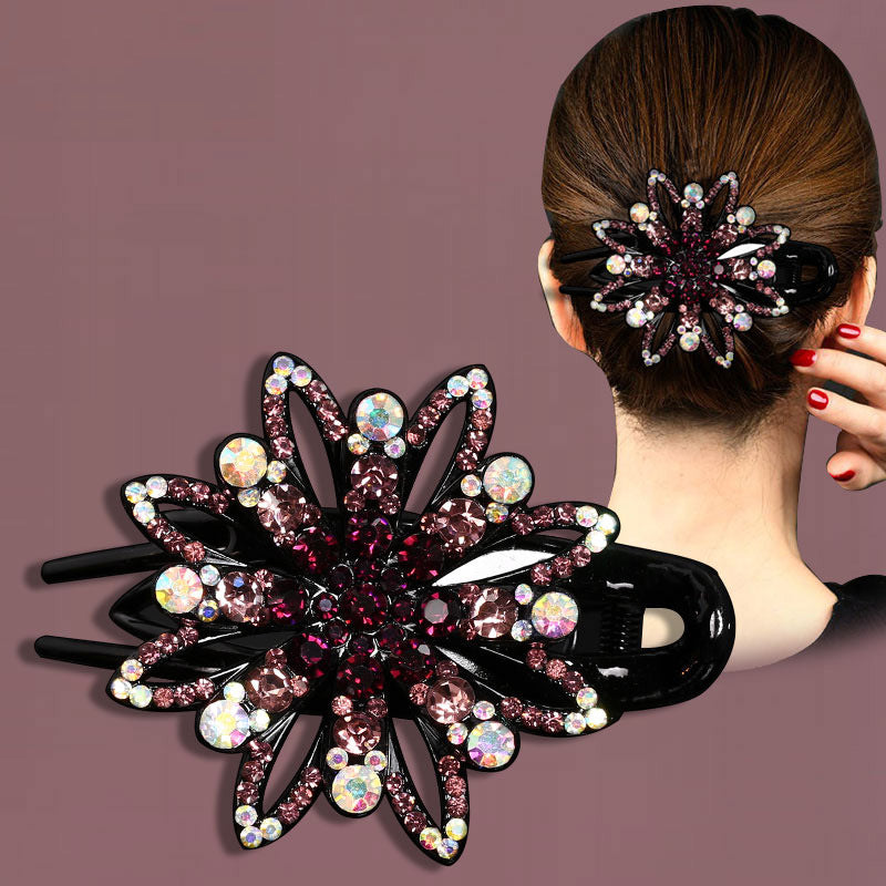 Gradual hair curling clips