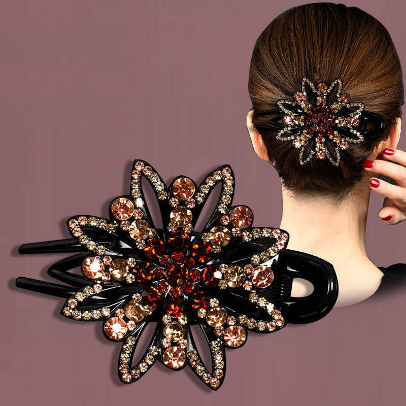 Gradual hair curling clips